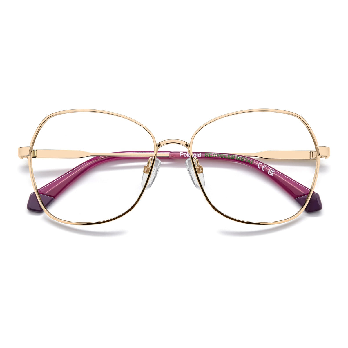 Polaroid Rose Gold Metal Glasses Women\'s (Frames) Polaroid Glasses PLD-D581-G PY3 main image 4