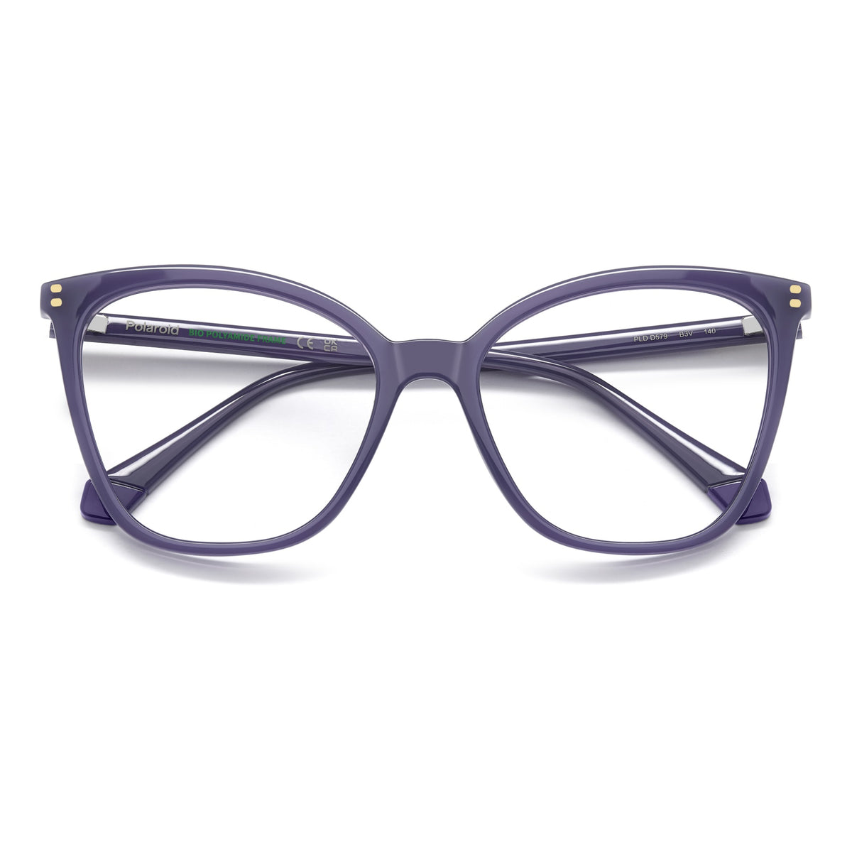 Polaroid Purple Polyamide Glasses Women\'s (Frames) PLD D848 main image 2