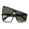 MATTE HAVANA / 56-16-140 / GREEN POLARIZED